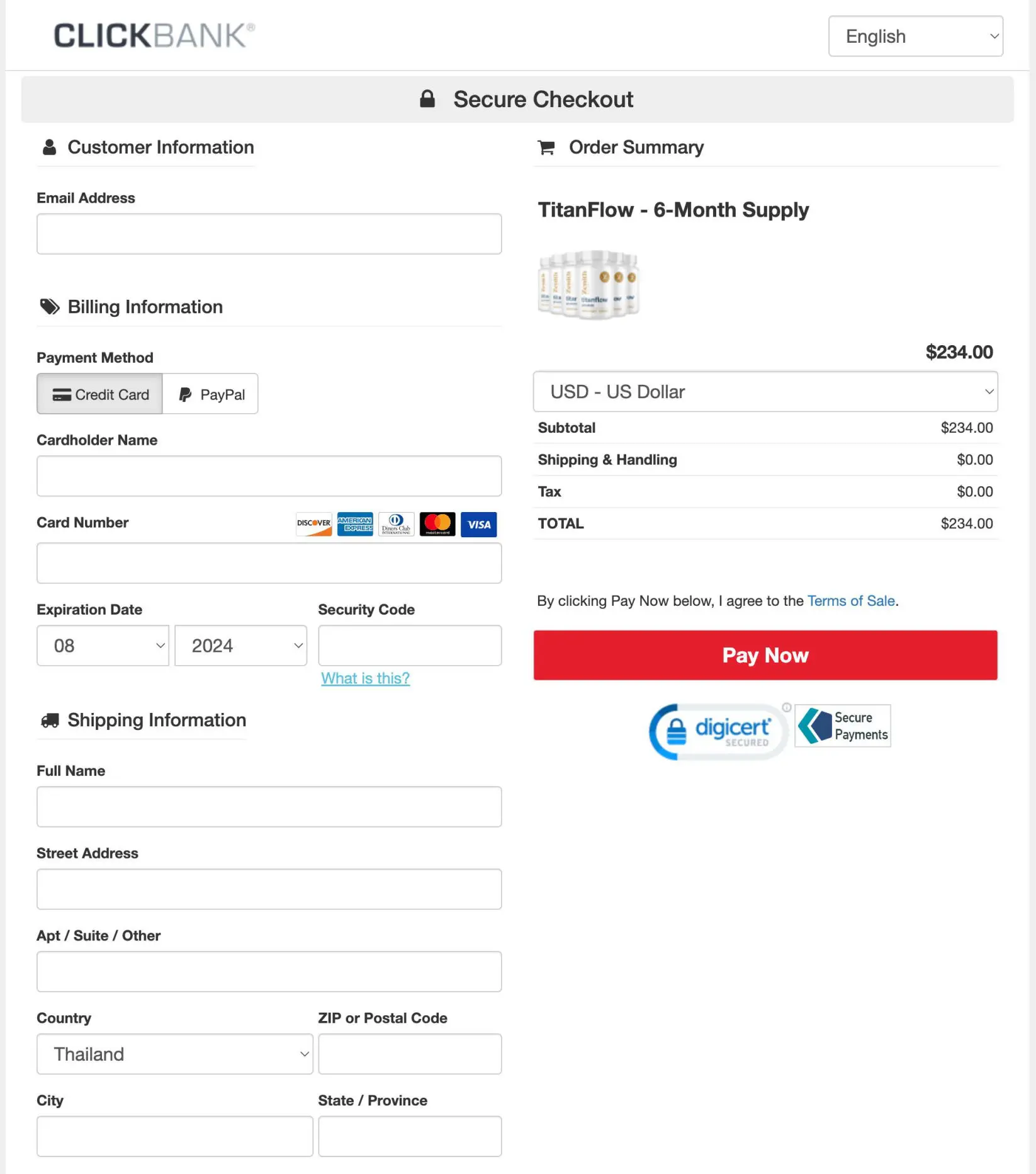 TitanFlow Checkout
